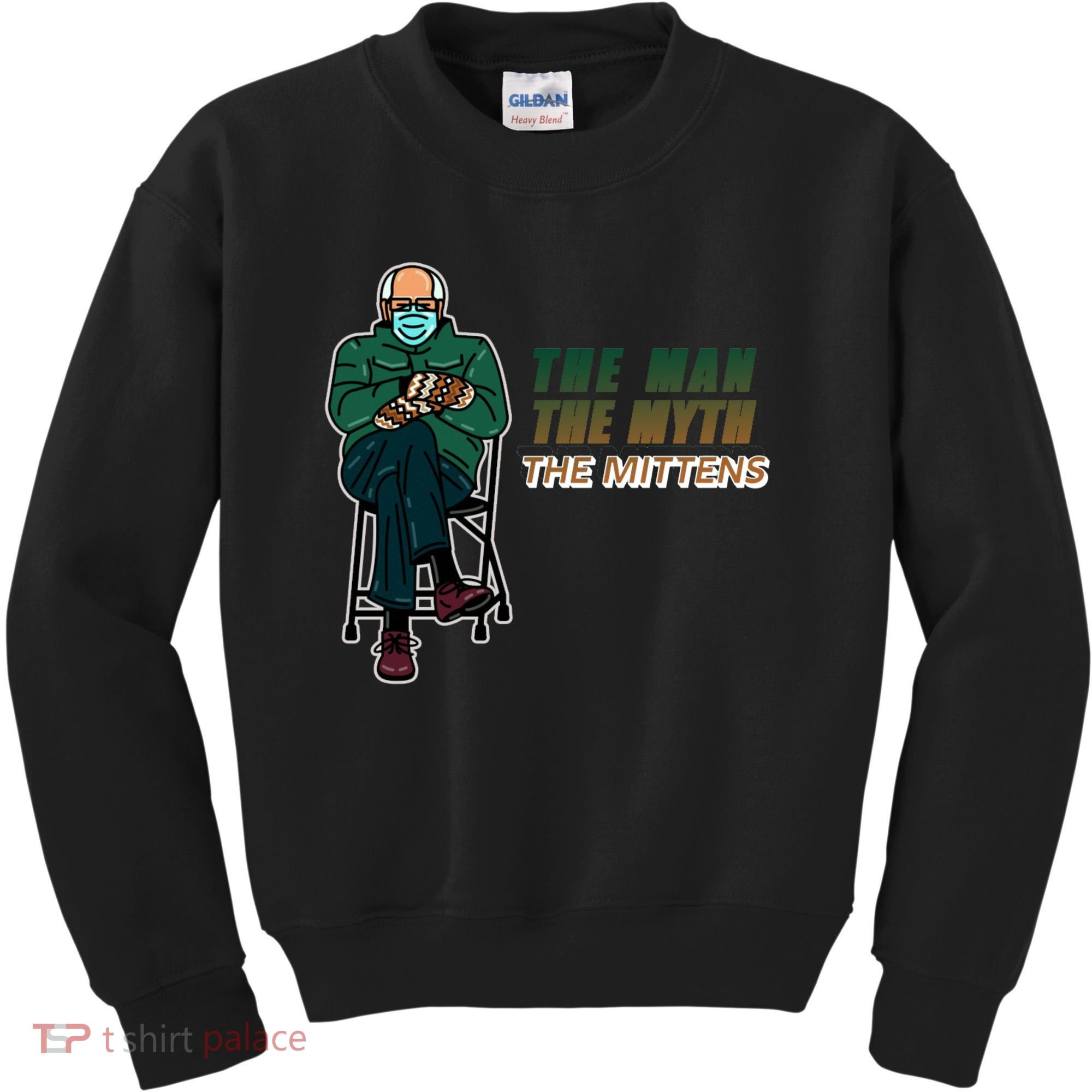 The Man Myth The Mittens Bernie Sanders Kids Sweatshirt