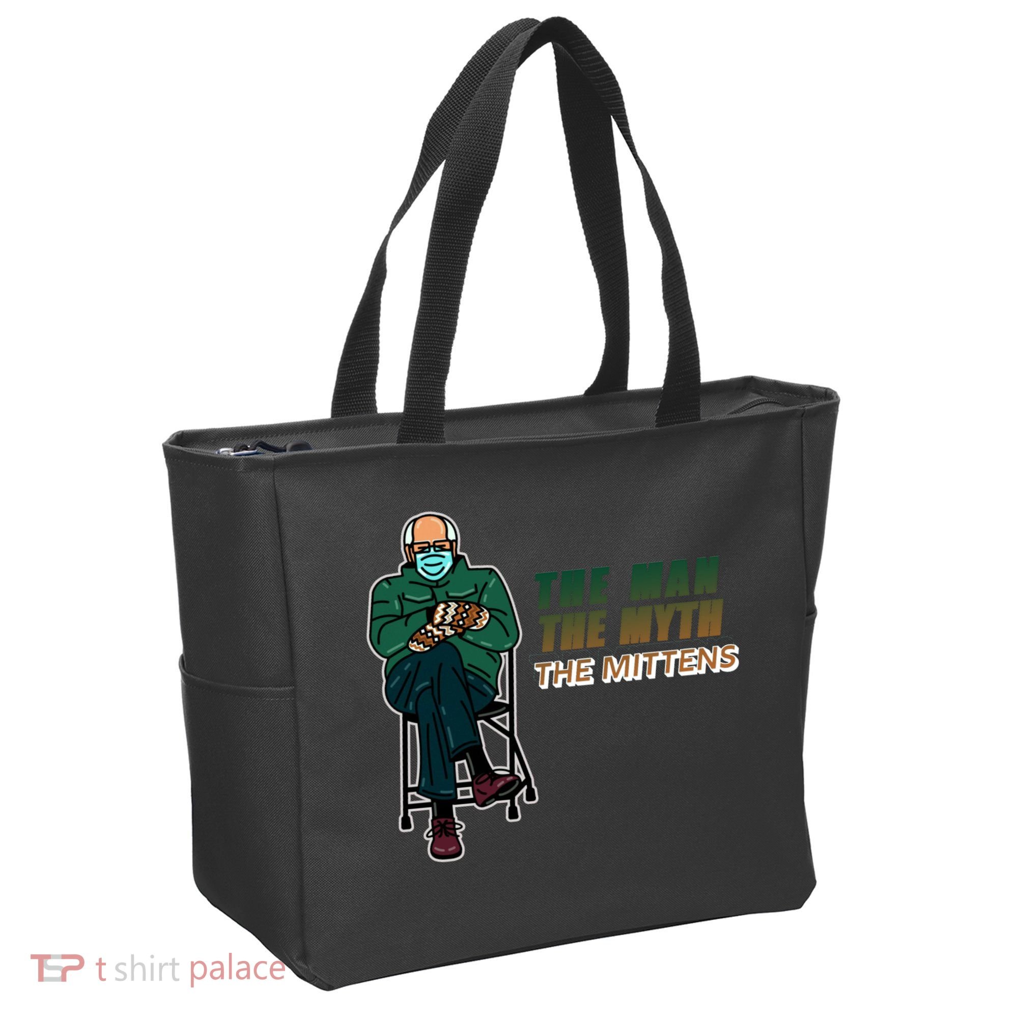 The Man Myth The Mittens Bernie Sanders Tote Bag