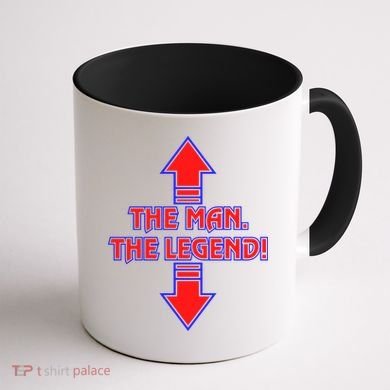 The Man The Legend Dirty Funny Coffee Mug back