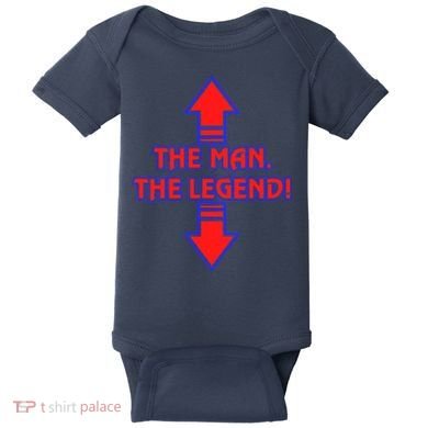 The Man The Legend Dirty Funny Baby Bodysuit