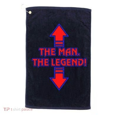 The Man The Legend Dirty Funny Golf Towel