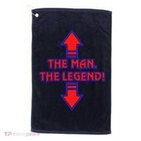 The Man The Legend Dirty Funny Golf Towel thumb 0
