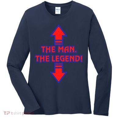 The Man The Legend Dirty Funny Women's Long Sleeve Shirt
