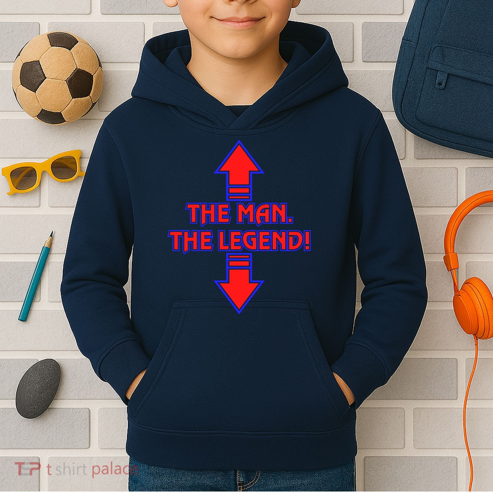 The Man The Legend Dirty Funny Kids Hoodie