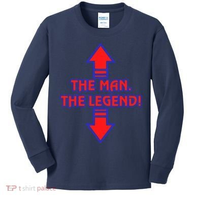 The Man The Legend Dirty Funny Kids Long Sleeve Shirt