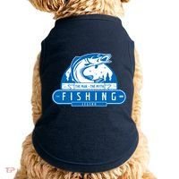 The Man The Myth The Fishing Legend Doggie Tank thumb 0