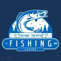 The Man The Myth The Fishing Legend T-Shirt thumb 7