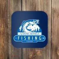 The Man The Myth The Fishing Legend Coaster thumb 0