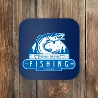 The Man The Myth The Fishing Legend Coaster thumb 0