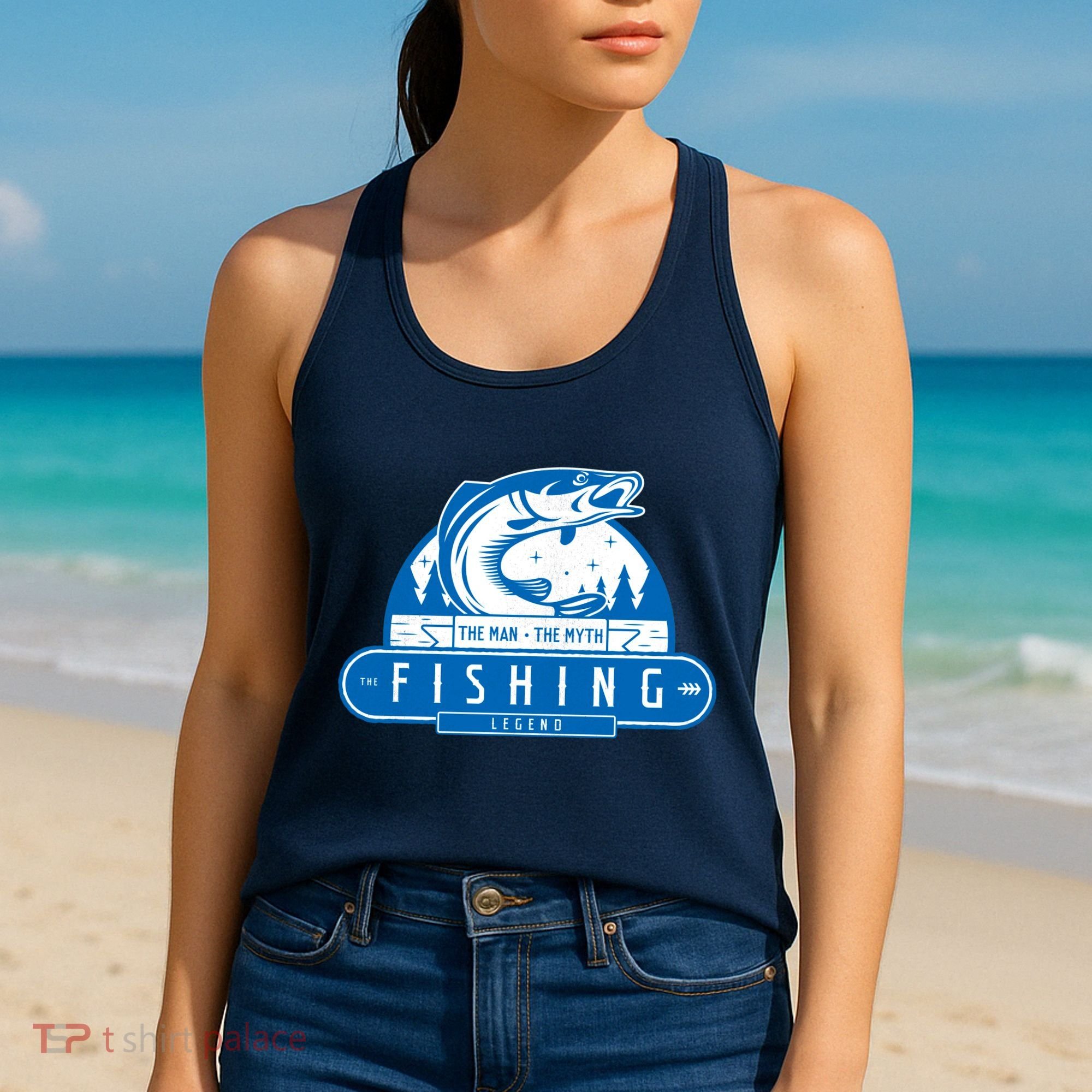 The Man The Myth The Fishing Legend Women's Tank Top