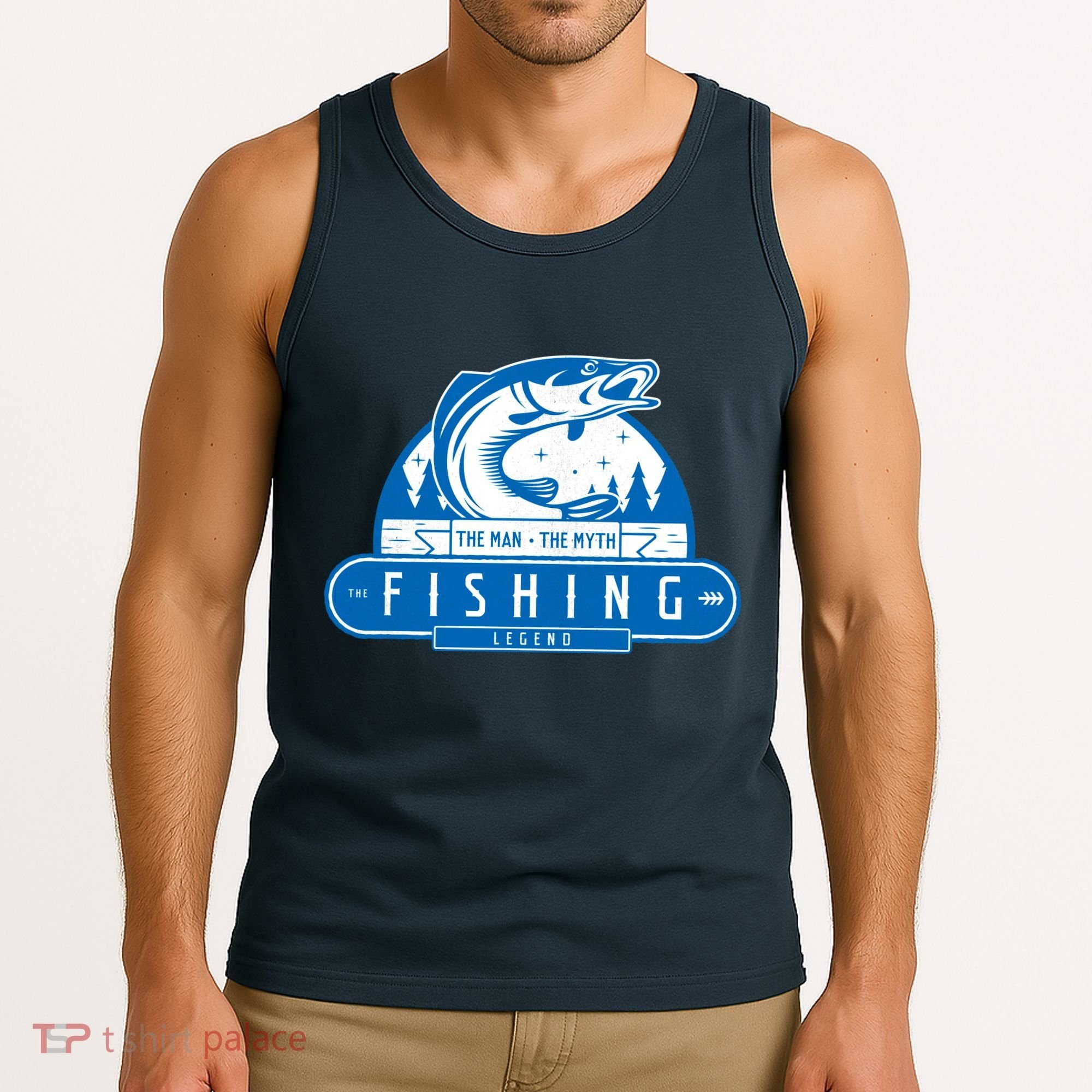 The Man The Myth The Fishing Legend Tank Top
