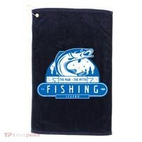 The Man The Myth The Fishing Legend Golf Towel thumb 0