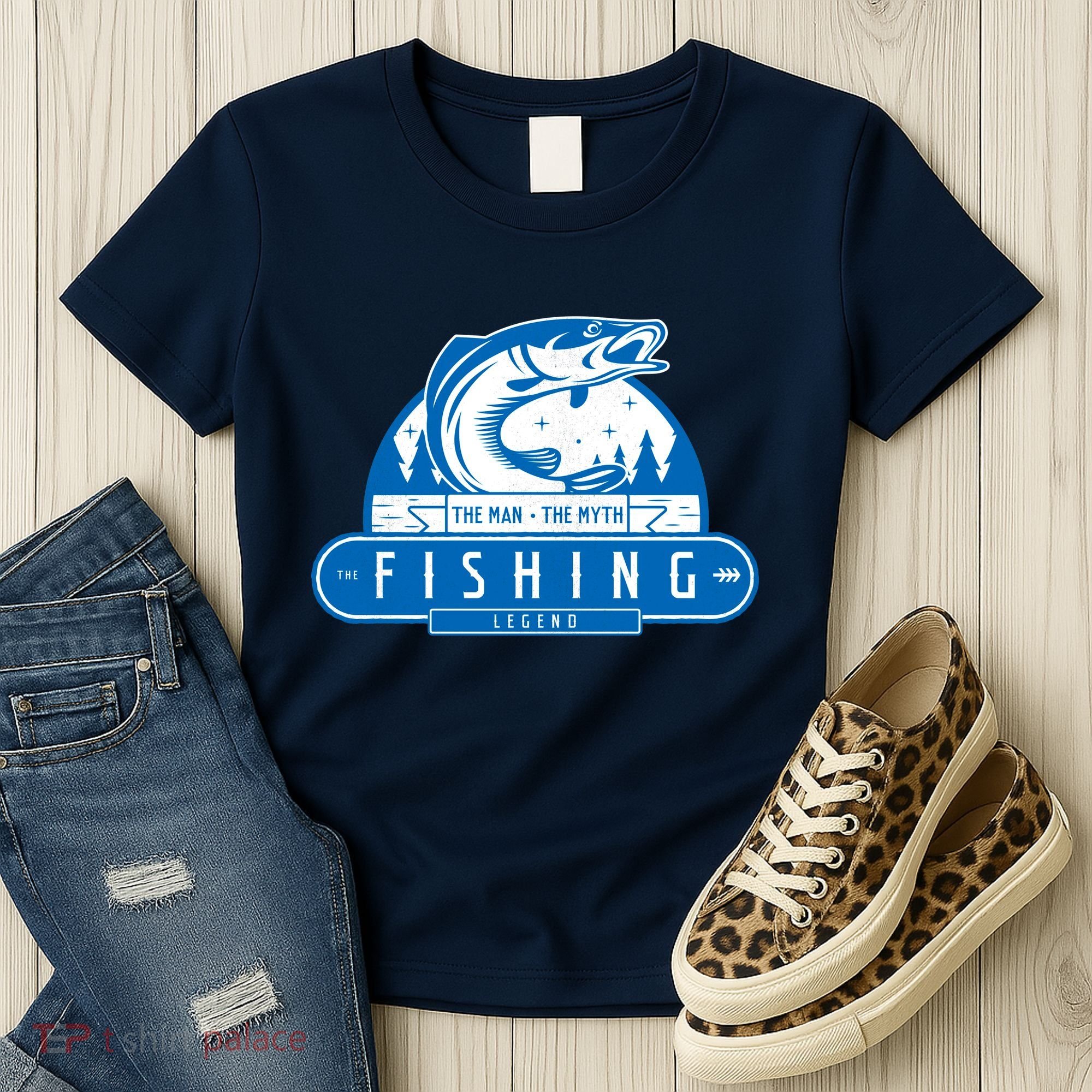 The Man The Myth The Fishing Legend Women's T-Shirt