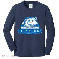 The Man The Myth The Fishing Legend Kids Long Sleeve Shirt thumb 0