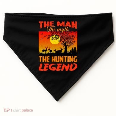 The Man The Myth The Hunting Legend USA-Made Doggie Bandana