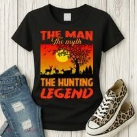 The Man The Myth The Hunting Legend Women's T-Shirt thumb 3