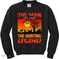 The Man The Myth The Hunting Legend Kids Sweatshirt thumb 0