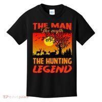 The Man The Myth The Hunting Legend Kids T-Shirt thumb 0