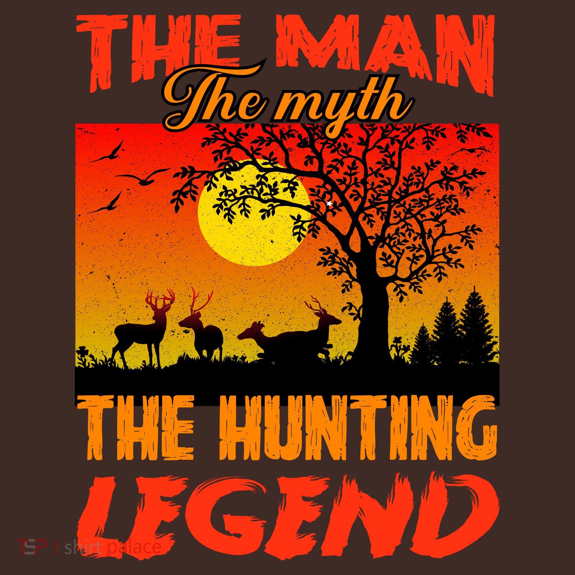 The Man The Myth The Hunting Legend Mousepad