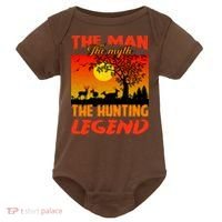 The Man The Myth The Hunting Legend Baby Bodysuit thumb 0
