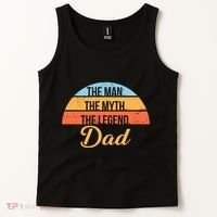 The Man The Myth The Legend Dad Tank Top thumb 2