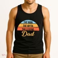 The Man The Myth The Legend Dad Tank Top thumb 3