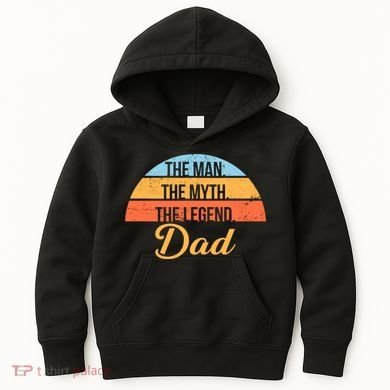 The Man The Myth The Legend Dad Kids Hoodie