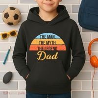 The Man The Myth The Legend Dad Kids Hoodie thumb 2