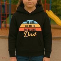 The Man The Myth The Legend Dad Kids Hoodie thumb 3