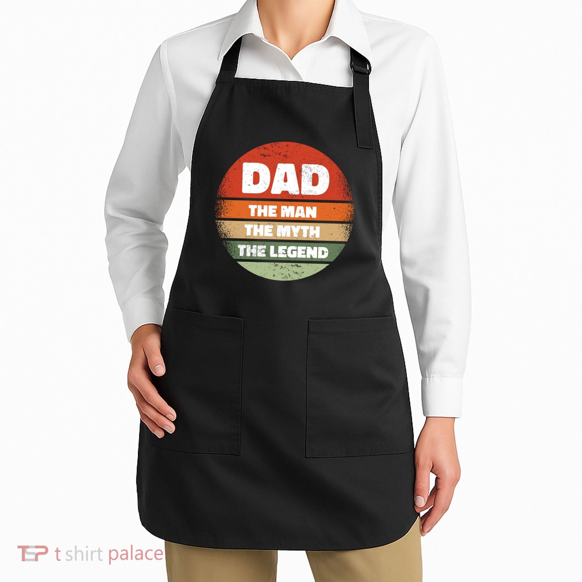 The Man The Myth The Legend Dad Retro Apron