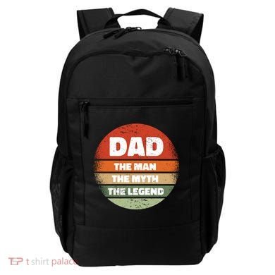 The Man The Myth The Legend Dad Retro Backpack