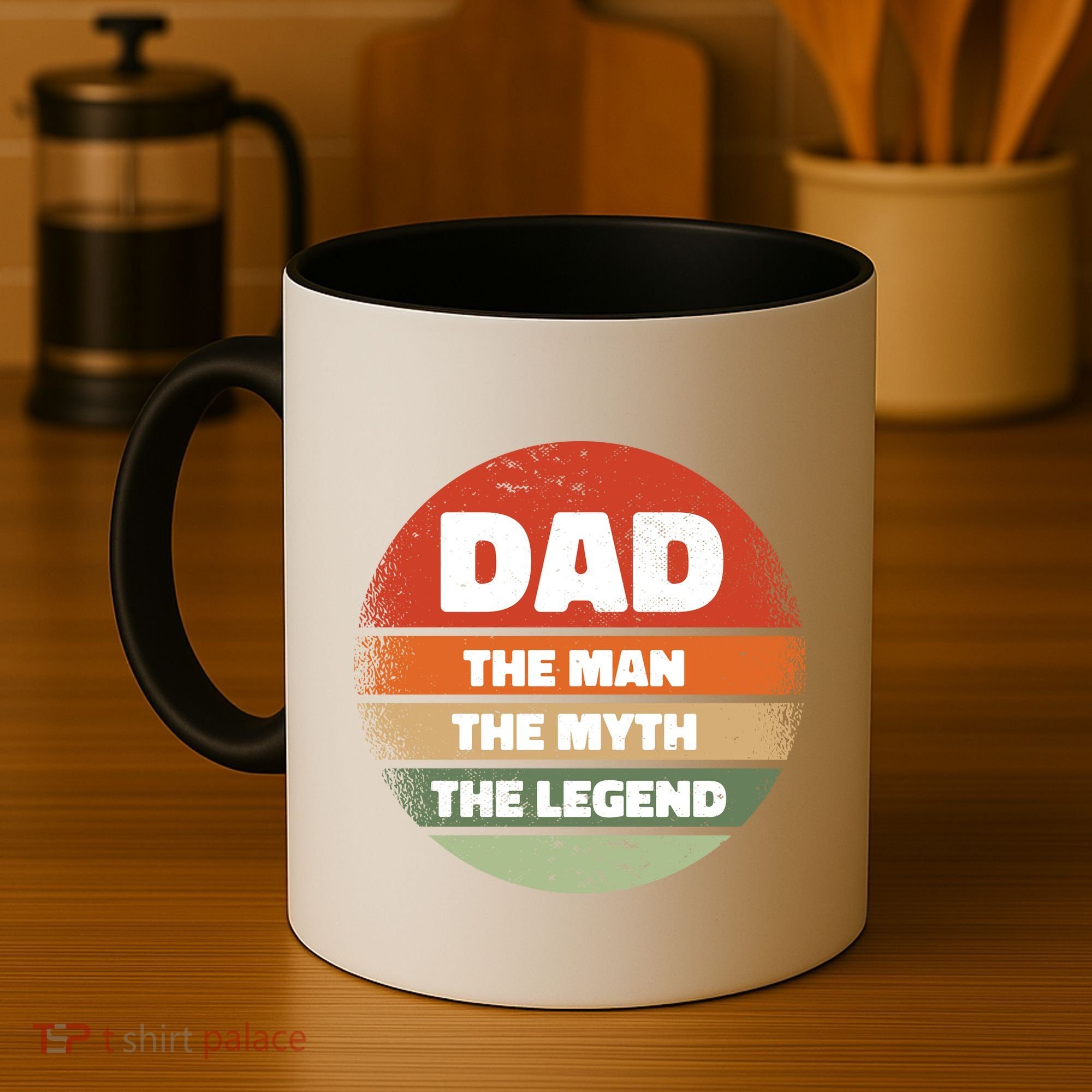 The Man The Myth The Legend Dad Retro Coffee Mug
