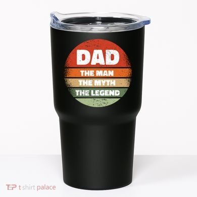 The Man The Myth The Legend Dad Retro Tumbler