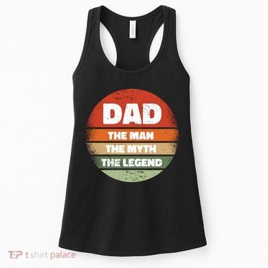The Man The Myth The Legend Dad Retro Women's Tank Top