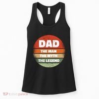 The Man The Myth The Legend Dad Retro Women's Tank Top thumb 0