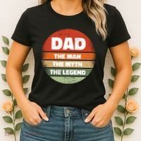 The Man The Myth The Legend Dad Retro Women's T-Shirt thumb 2