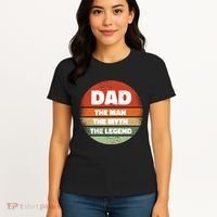 The Man The Myth The Legend Dad Retro Women's T-Shirt thumb 4