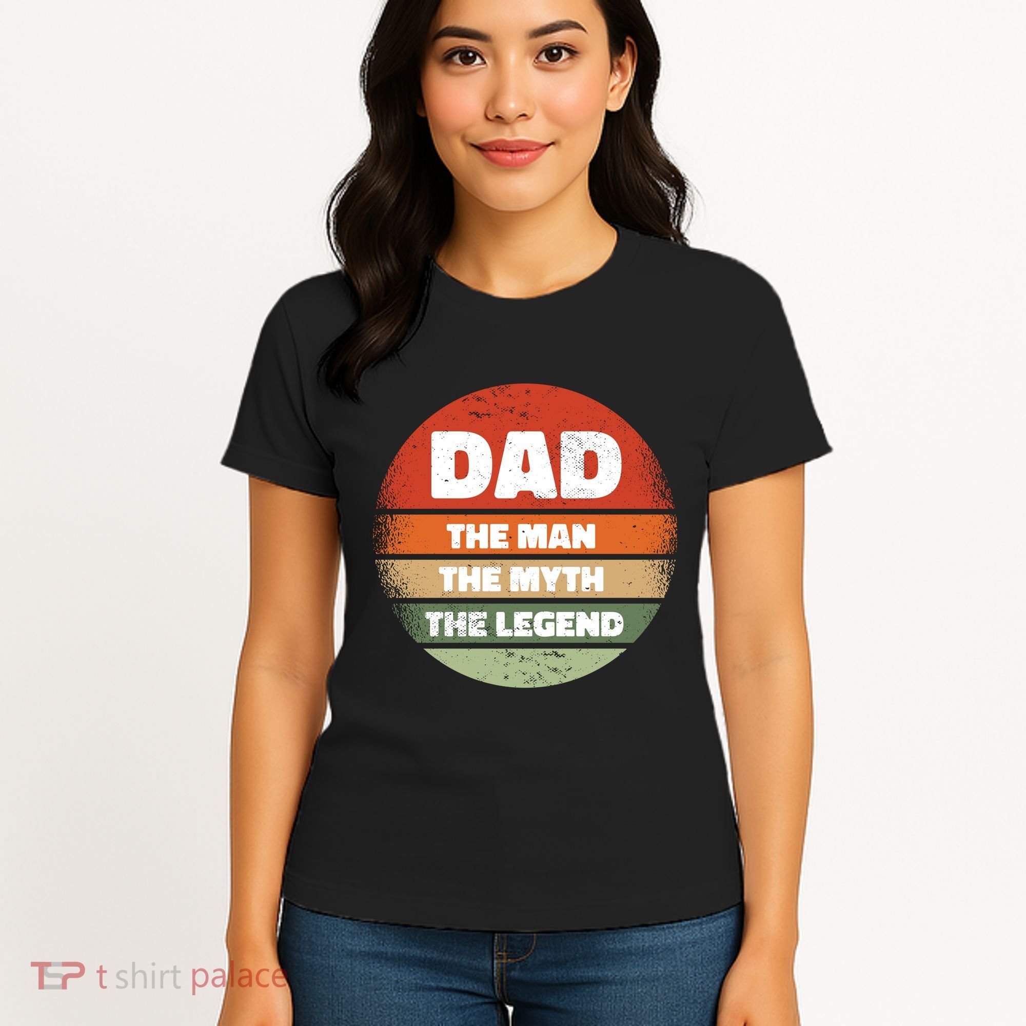 The Man The Myth The Legend Dad Retro Women's T-Shirt