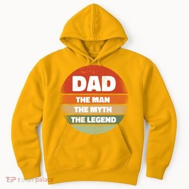 The Man The Myth The Legend Dad Retro Hoodie