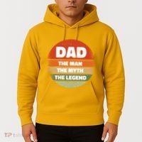 The Man The Myth The Legend Dad Retro Hoodie thumb 2