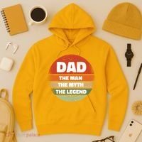 The Man The Myth The Legend Dad Retro Hoodie thumb 3