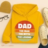 The Man The Myth The Legend Dad Retro Hoodie thumb 4