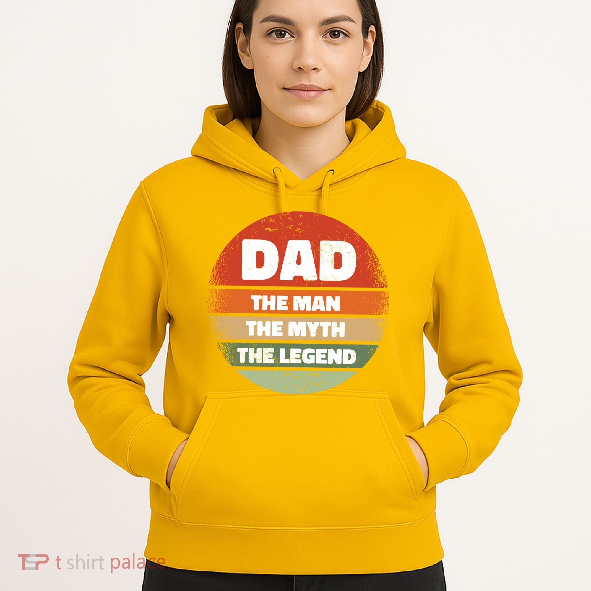 The Man The Myth The Legend Dad Retro Hoodie