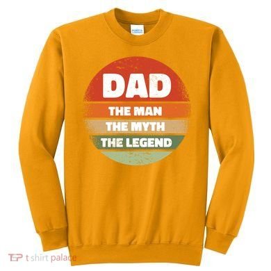 The Man The Myth The Legend Dad Retro Sweatshirt