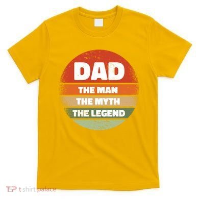 The Man The Myth The Legend Dad Retro T-Shirt