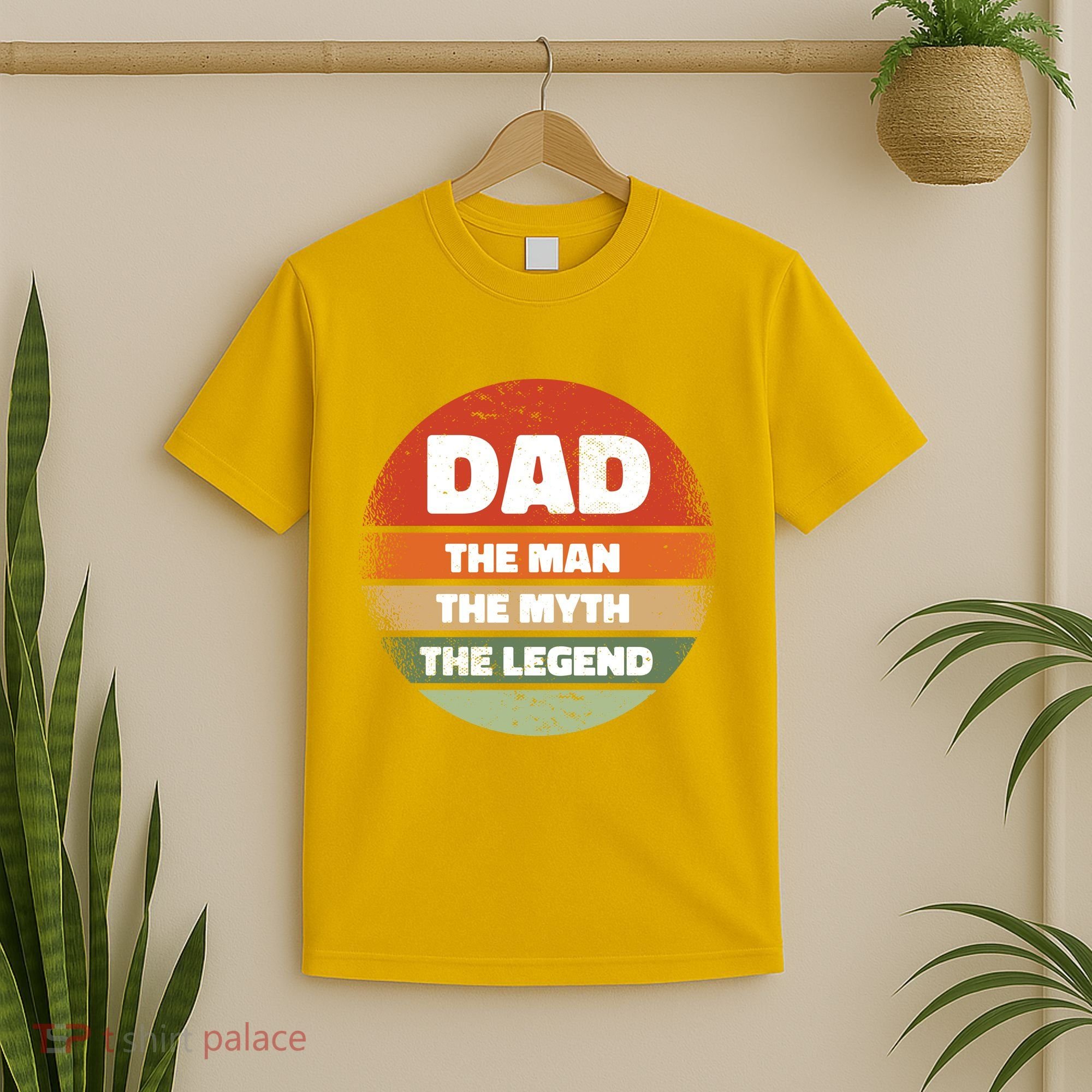The Man The Myth The Legend Dad Retro T-Shirt