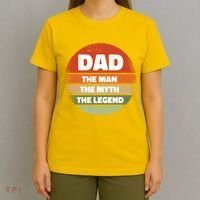 The Man The Myth The Legend Dad Retro T-Shirt thumb 4