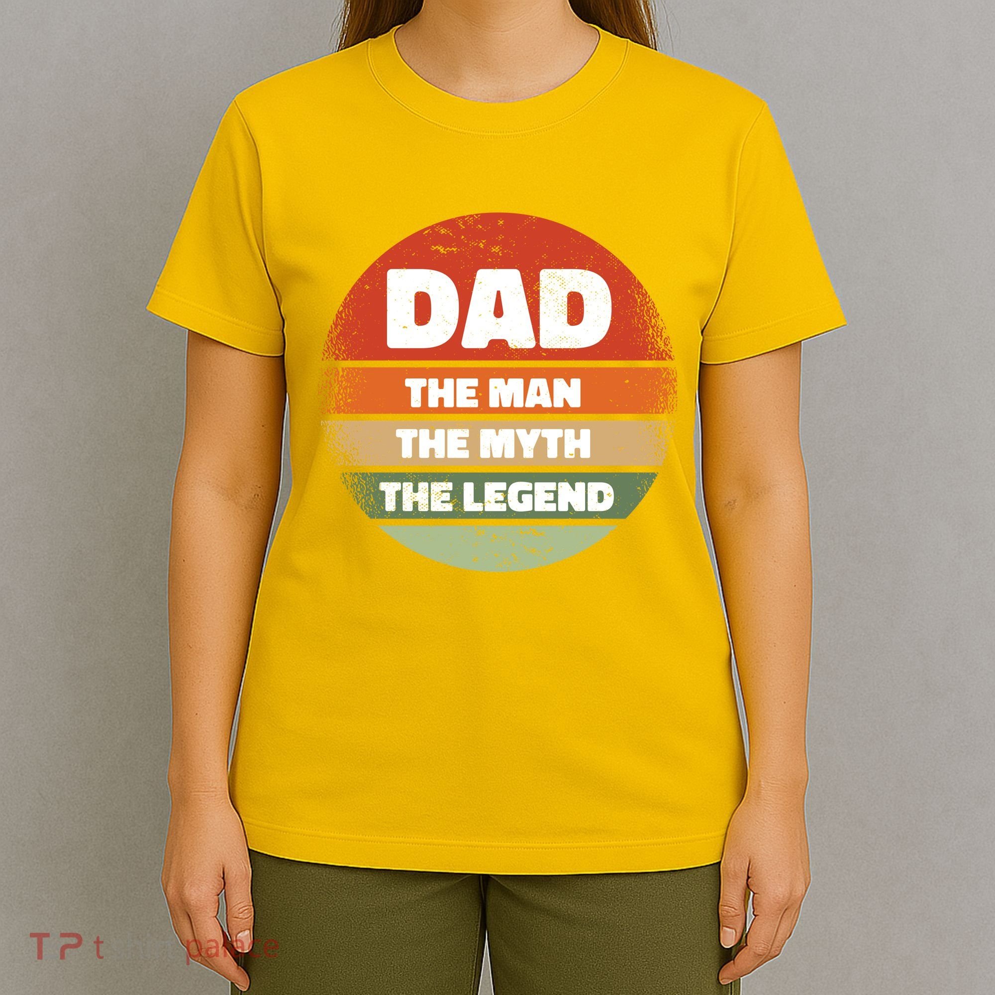 The Man The Myth The Legend Dad Retro T-Shirt