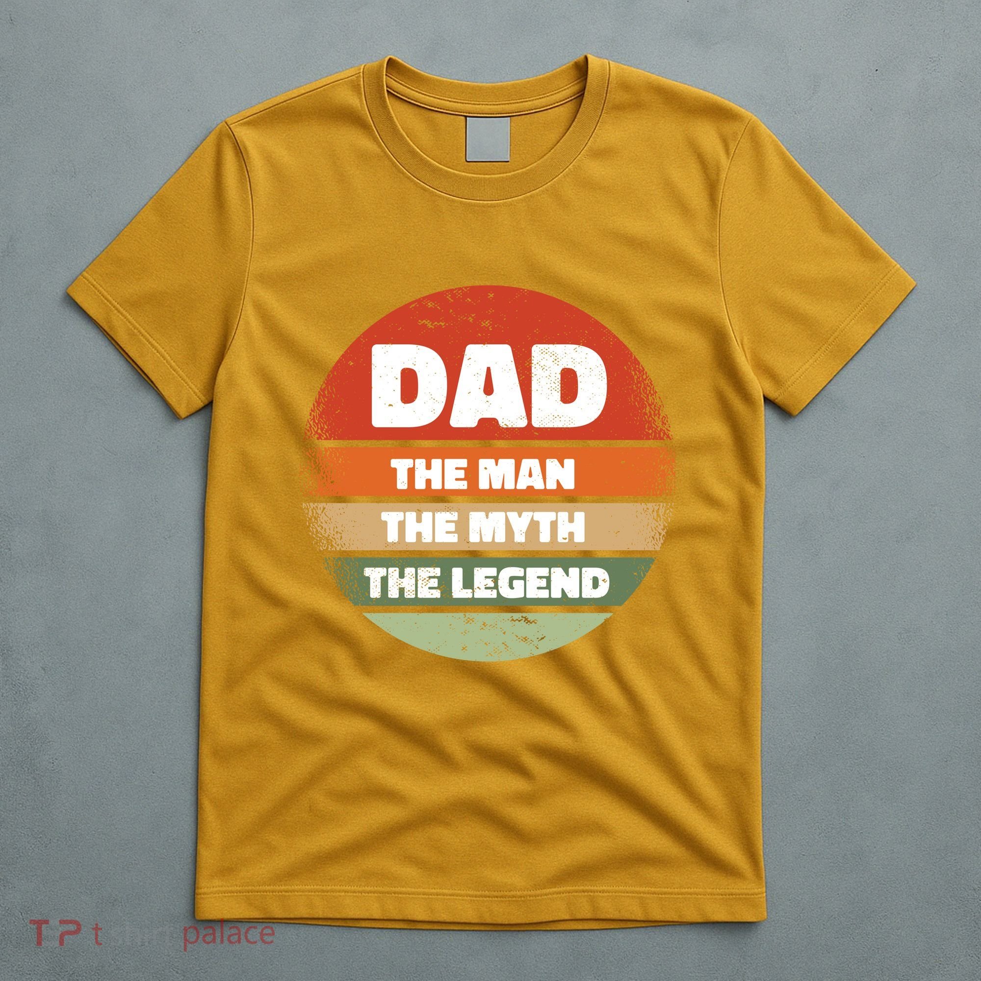 The Man The Myth The Legend Dad Retro T-Shirt