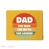 The Man The Myth The Legend Dad Retro Mousepad thumb 0